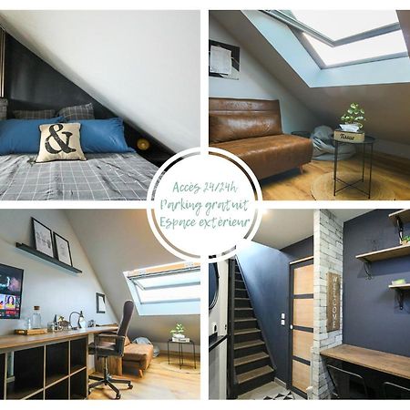 Maisonnette En Duplex Avec Terrasse Breux-Jouy Exterior foto